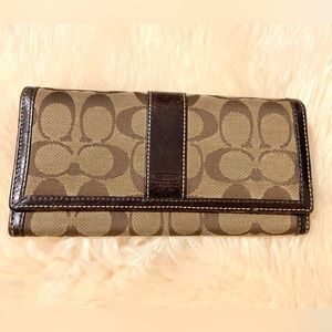Coach signature wallet